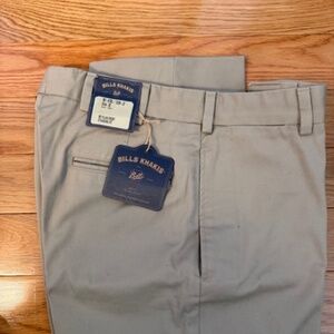 Bill's Khaki's Original Twill Khaki Pants Made in the USA 32x32 Blind Hemmed New
